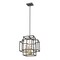 Z-Lite Titania 4 Light Pendant, Bronze + Olde Brass 454-14BRZ-OBR - alternate 3